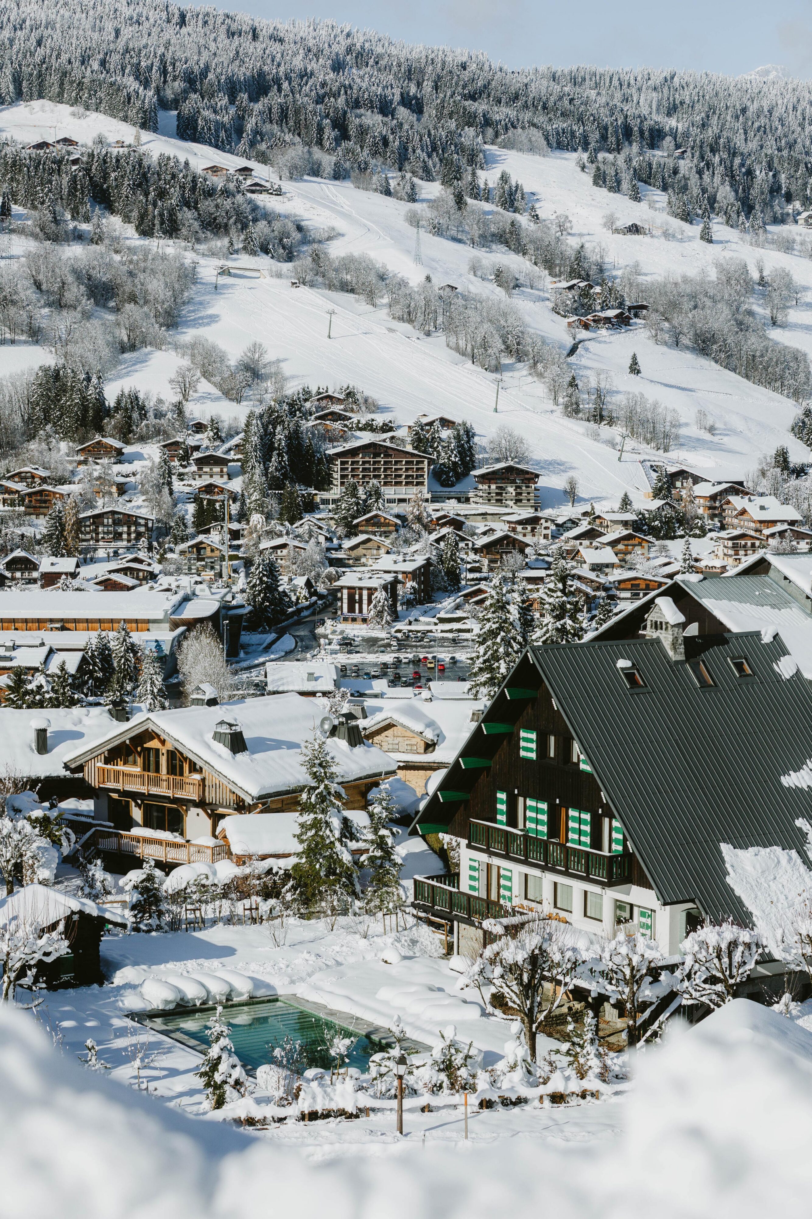 Megève under the snow