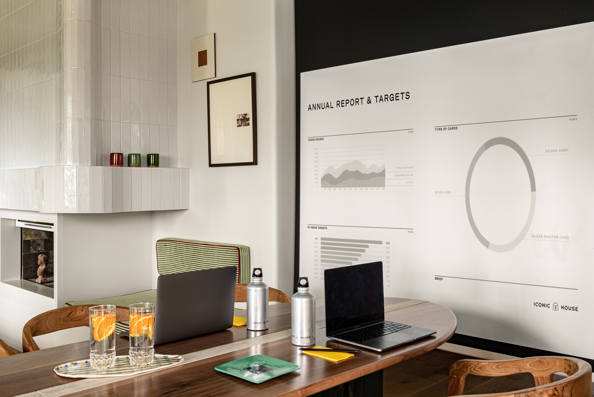 Espace de travail équipé