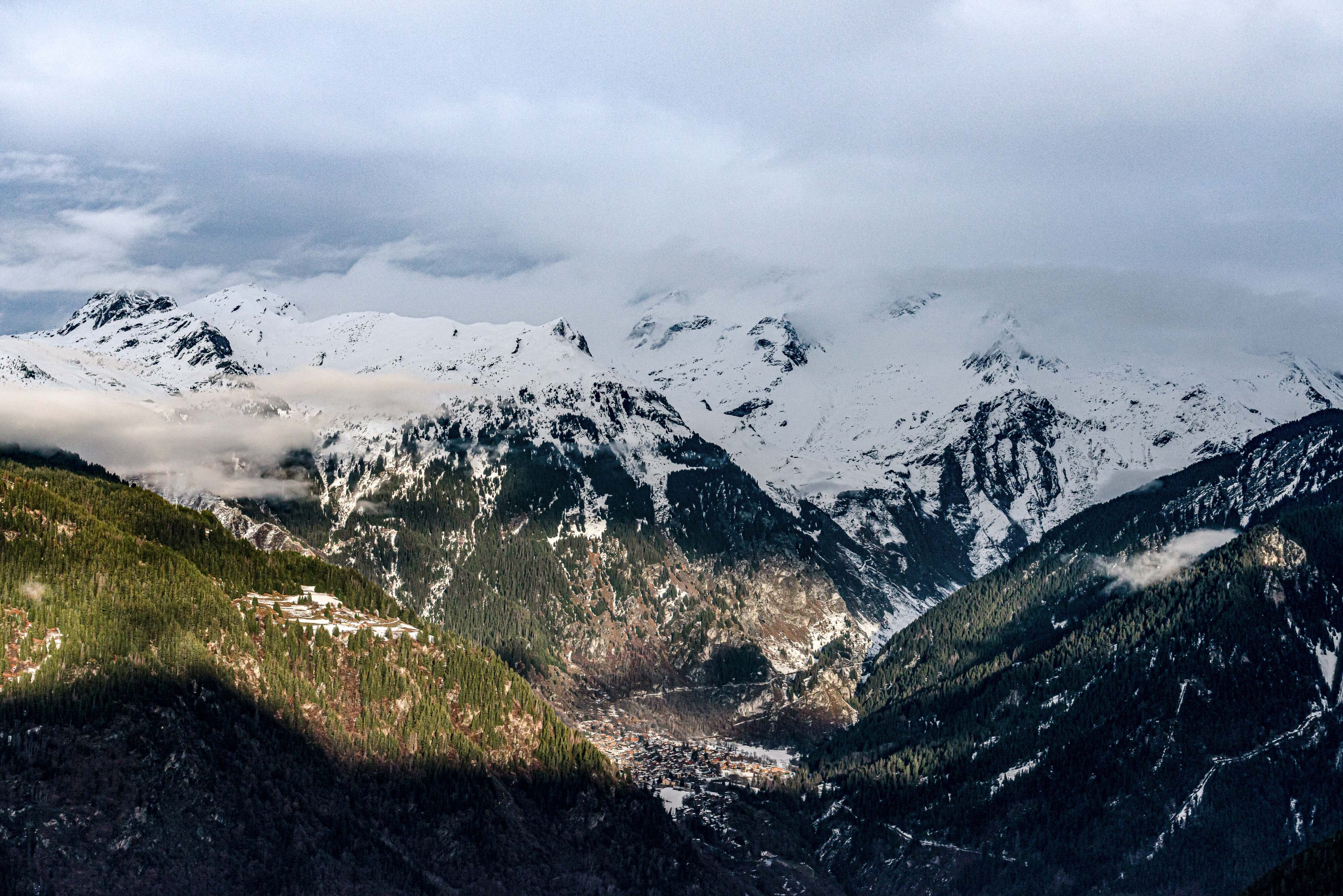Vue sur les montagnes