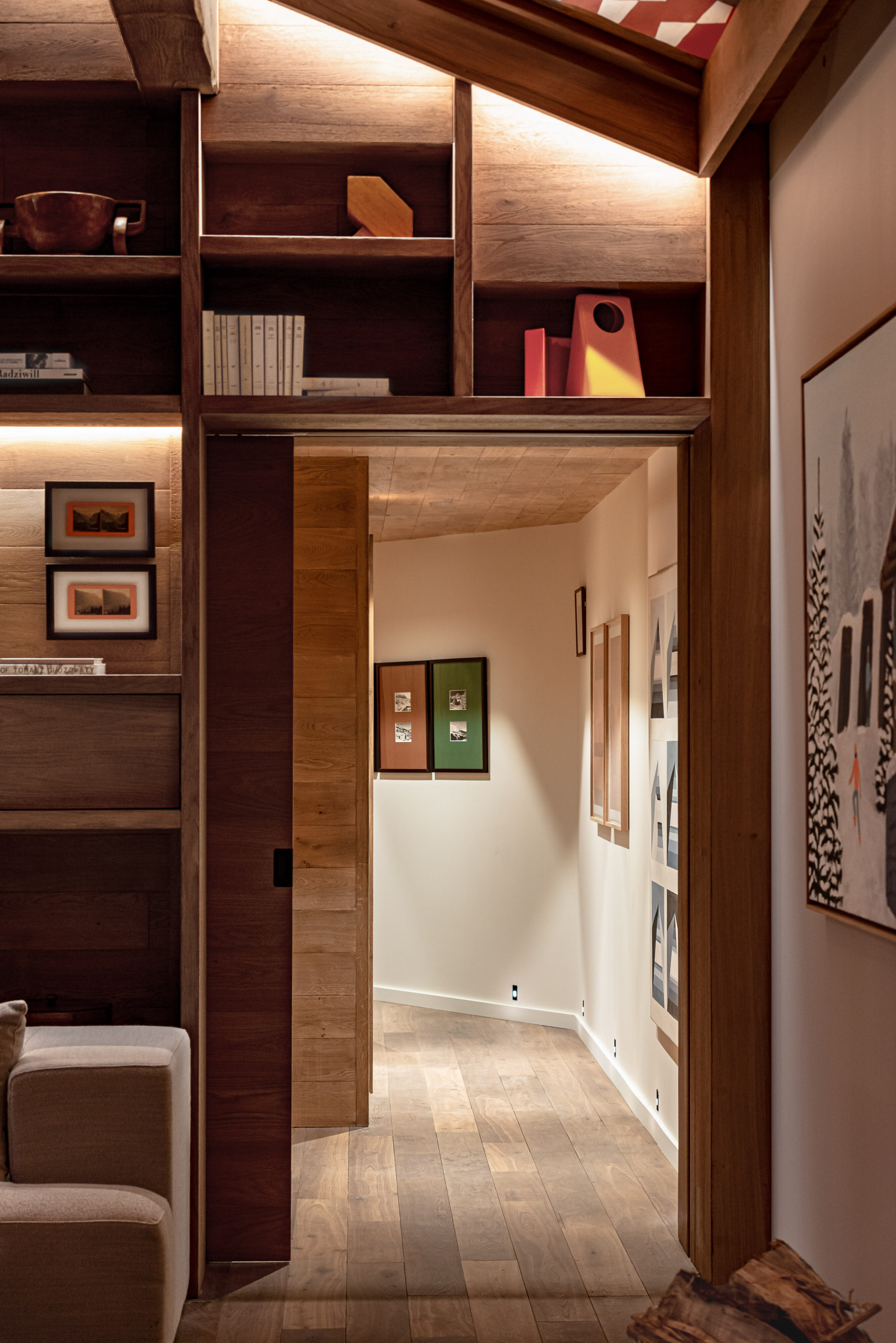 Couloir en bois
