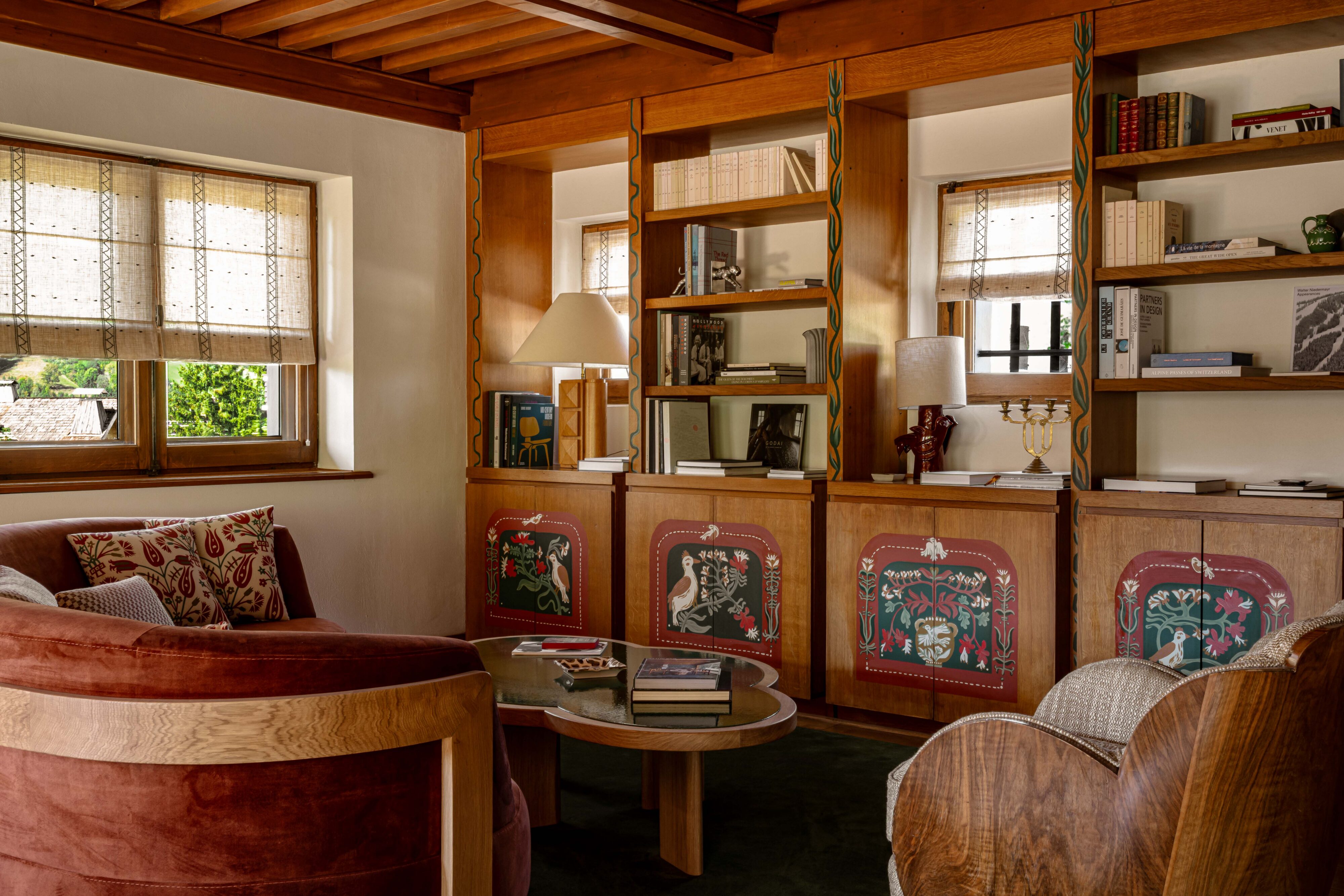 Library living room